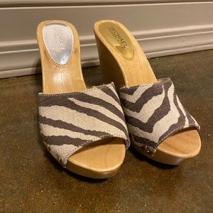 Michael Kors Wooden Wedges